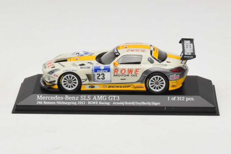 Mercedes SLS AMG GT3 #23 Rowe Racing Arnold / Roloff Nurburgring 24 Hours 2013 Minichamps 1:43 Mercedes SLS AMG GT3 #23 Rowe Racing Arnold / Roloff Nurburgring 24 Hours 2013 Minichamps 1:43 410133223 Kov