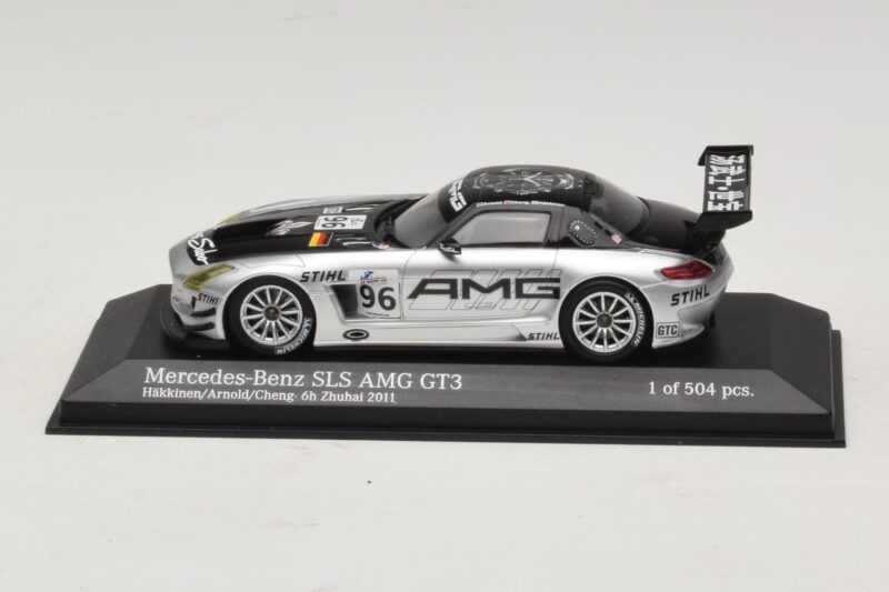 Mercedes SLS AMG GT3 #96 M. Hakkinen / R. Arnold 6 Hours of Zhuhai 2011 Minichamps 1:43 Mercedes SLS AMG GT3 #96 M. Hakkinen / R. Arnold 6 Hours of Zhuhai 2011 Minichamps 1:43 410113296 Kov