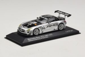 Mercedes SLS AMG GT3 #96 M. Hakkinen / R. Arnold 6 Hours of Zhuhai 2011 Minichamps 1:43 410113296 Kov – obrázek 2 z 4