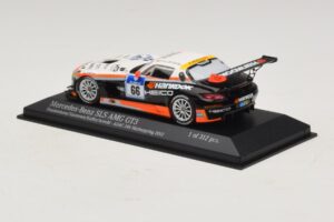 Mercedes SLS AMG GT3 #66 Hankook C. Frankenhout / Simonsen 24 Hours of Nurburgring 2012 Minichamps 1:43 437123266 Kov – obrázek 3 z 4