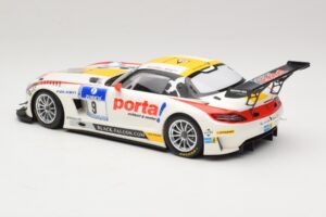 Mercedes SLS AMG GT3 #9 B. Schneider / J. Bleekemolen Black Falcon 24 Hours of Nurburgring Winner 2013 Minichamps 1:18 151133 – obrázek 5 z 6
