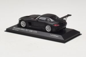 Mercedes SLS AMG GT3 Matná Černá Minichamps 1:43 410113200 Kov – obrázek 3 z 4