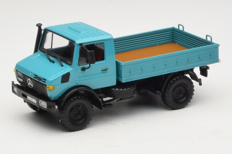 Mercedes Unimog 1300 L Valník Modrý Minichamps 1:43 439033020 Kov