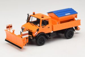 Mercedes Unimog 1300 L Sněžný Pluh Oranžová Minichamps 1:43 439033060 Kov