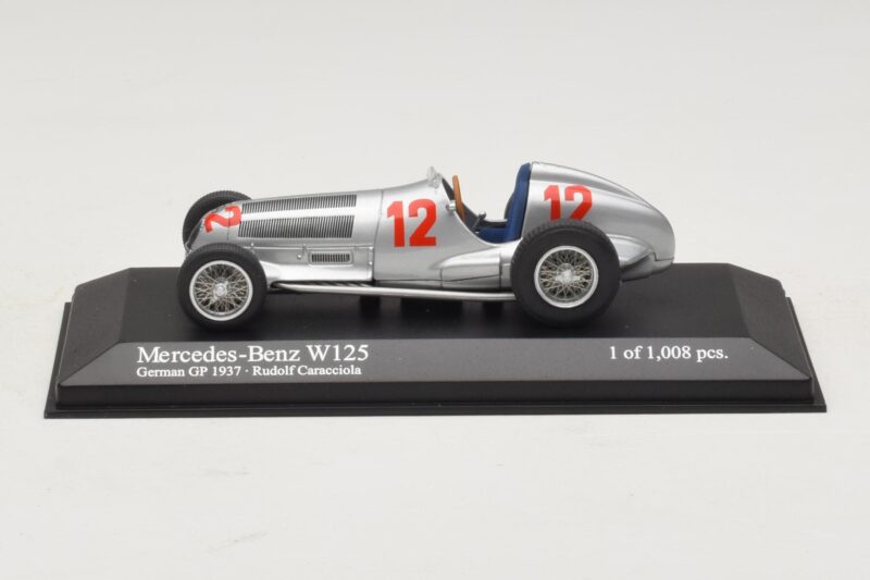 Mercedes W125 R. Caracciola German GP 1937 Minichamps 1:43 400370012 Kov