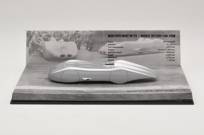 Mercedes W125 R. Caracciola World Record Car 1938 Minichamps 1:43 Mercedes W125 R. Caracciola World Record Car 1938 Minichamps 1:43 400383800 Kov