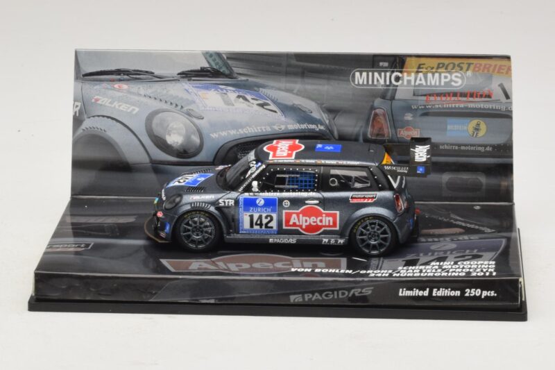 Mini Cooper #142 Von Bohlen / F. Grohs Schirra Motorsport Nurburgring 24 Hours 2011 Minichamps 1:43 43112142 Kov