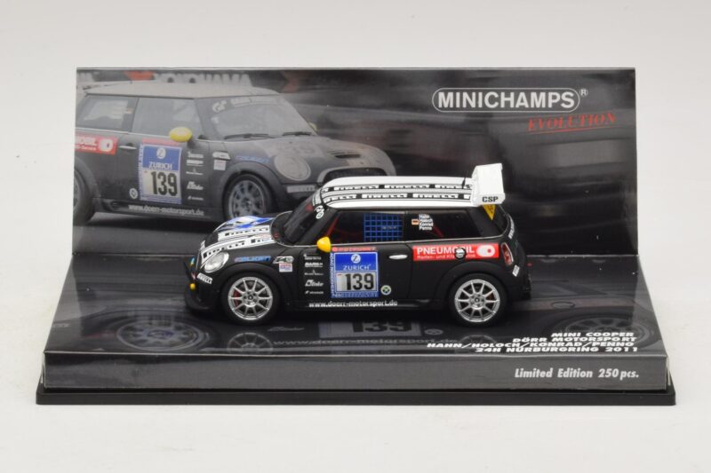 Mini Cooper Dörr Motorsport #139 Hahn / Holoch 24 Hours of Nürburgring 2011 Minichamps 1:43 Mini Cooper Dörr Motorsport #139 Hahn / Holoch 24 Hours of Nürburgring 2011 Minichamps 1:43 437112139 Kov