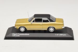 Opel Commodore A Zlatá Metalíza Minichamps 1:43 430046165 Kov