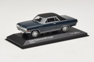 Opel Diplomat A V8 Coupe Tmavě Modrý Minichamps 1:43 400048021 Kov – obrázek 2 z 4