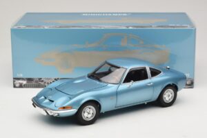 Opel GT Blue Metallic Minichamps 1:18 180049030 Kov – obrázek 8 z 8