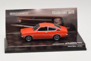 Opel Kadett C Kupé Prezentace IAA Frankfurt Červený Minichamps 1:43 436045620 Kov