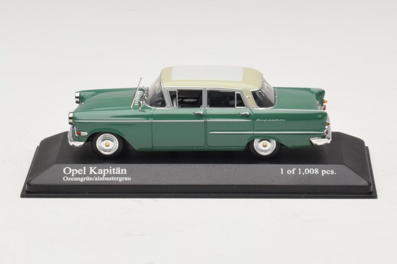 Opel Kapitan A Zelený Minichamps 1:43 400048001 Kov
