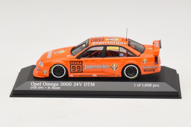 Opel Omega 3000 24V #99 Jägermeister M. Reuter DTM 1991 Minichamps 1:43 400914499 Kov