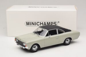 Opel Rekord C Kupé Šedá Minichamps 1:18 107047022 Pryskyřice – obrázek 6 z 6