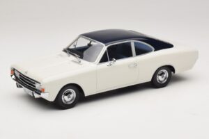 Opel Rekord C Kupé Bílá Modrá Minichamps 1:18 107047021 Pryskyřice