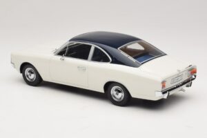 Opel Rekord C Kupé Bílá Modrá Minichamps 1:18 107047021 Pryskyřice – obrázek 5 z 6