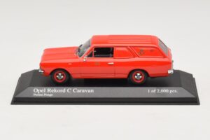 Opel Rekord Caravan Norwegian Post Minichamps 1:43 433046195 Kov