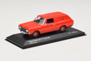 Opel Rekord Caravan Norwegian Post Minichamps 1:43 433046195 Kov – obrázek 2 z 4