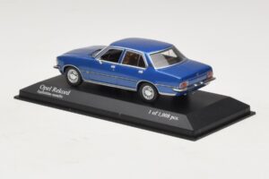 Opel Rekord D Modrý Metalický Minichamps 1:43 400044002 Kov – obrázek 3 z 4