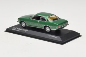 Opel Rekord D Kupé Zelený Metalický Minichamps 1:43 400044022 Kov – obrázek 3 z 4