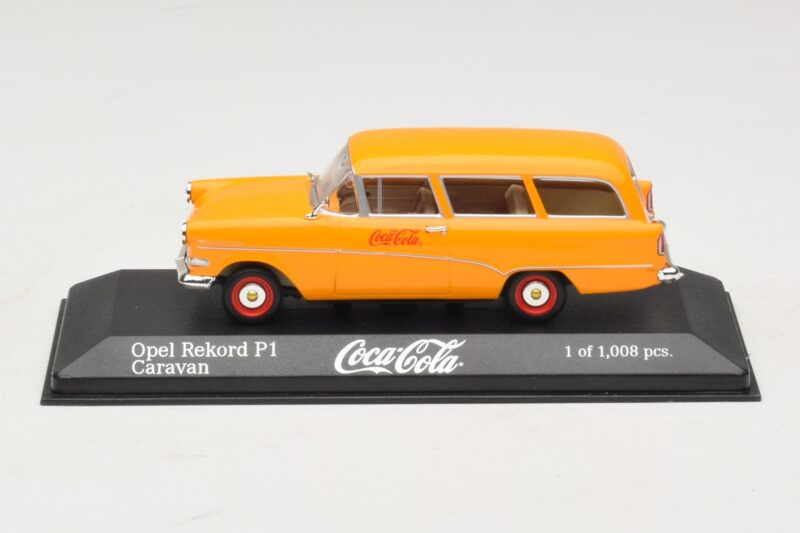Opel Rekord P1 Caravan Coca-Cola Minichamps 1:43 Opel Rekord P1 Caravan Coca-Cola Minichamps 1:43 430043270 Kov