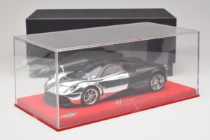 Pagani Huayra Chrome Silver Jedinečný Kus BBR 1:18 P1873CM Pryskyřice – obrázek 7 z 7