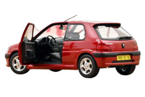 Peugeot 106 S16 Lucifer Red Norev 1:18 184921 Kov – obrázek 2 z 3