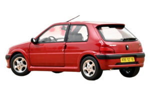 Peugeot 106 S16 Lucifer Red Norev 1:18 184921 Kov – obrázek 3 z 3