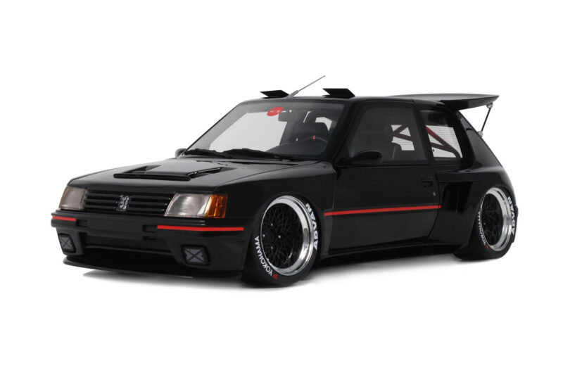 Peugeot 205 Khyzyl Saleem Černý Otto 1:18 Peugeot 205 Khyzyl Saleem Černý Otto 1:18 OT1257 Pryskyřice