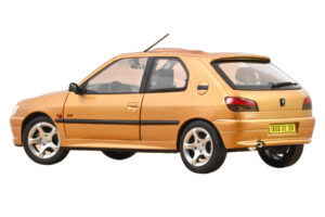 Peugeot 306 S16 Blaze Yellow Norev 1:18 184940 Kov – obrázek 3 z 3