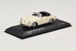 Porsche 356 B Kabriolet Slonová Bílá Minichamps 1:43 400064332 Kov – obrázek 2 z 4