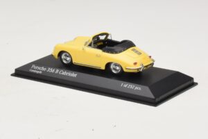 Porsche 356 B Kabriolet Žlutý Minichamps 1:43 400064334 Kov – obrázek 3 z 4