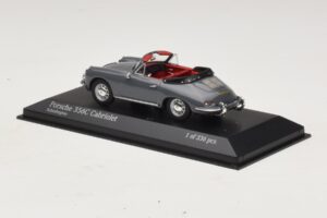 Porsche 356C Cabriolet Šedý Minichamps 1:43 430062339 Kov – obrázek 3 z 4