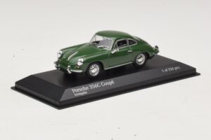 Porsche 356C Tmavě Zelená Minichamps 1:43 430062329 Kov – obrázek 2 z 4
