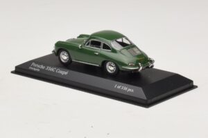Porsche 356C Tmavě Zelená Minichamps 1:43 430062329 Kov – obrázek 3 z 4