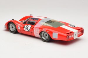 Porsche 906 LH Squadra Tartaruga #40 D. Spoerry / R. Steinemann 12 Hours of Sebring 1967 Minichamps 1:18 100676140 Kov – obrázek 7 z 8
