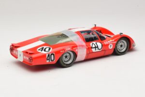 Porsche 906 LH Squadra Tartaruga #40 D. Spoerry / R. Steinemann 12 Hours of Sebring 1967 Minichamps 1:18 100676140 Kov – obrázek 3 z 8