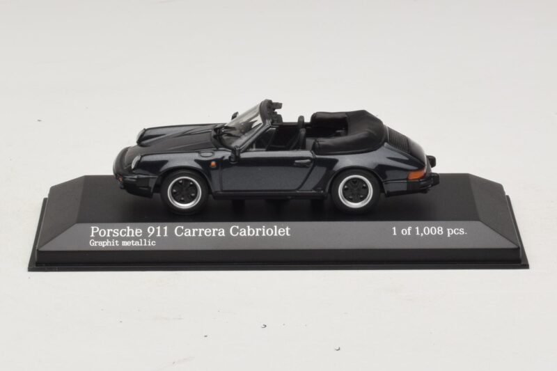 Porsche 911 930 Carrera Cabriolet Šedá Metalíza Minichamps 1:43 Porsche 911 930 Carrera Cabriolet Šedá Metalíza Minichamps 1:43 430062037 Kov