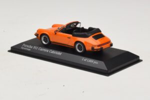 Porsche 911 930 Carrera Cabriolet Oranžová Minichamps 1:43 430062038 Kov – obrázek 3 z 4