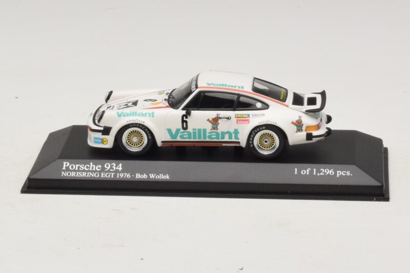 Porsche 911 934 Vaillant #6 B. Wollek Norisring EGT 1976 Minichamps 1:43 Porsche 911 934 Vaillant #6 B. Wollek Norisring EGT 1976 Minichamps 1:43 400766496 Kov