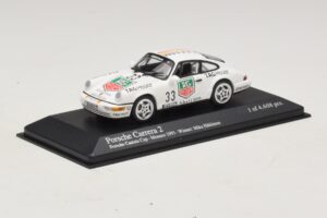 Porsche 911 964 Carrera 2 #33 M. Hakkinen Monaco Carrera Cup Winner 1993 Minichamps 1:43 430936033 Kov – obrázek 2 z 4