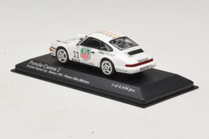 Porsche 911 964 Carrera 2 #33 M. Hakkinen Monaco Carrera Cup Winner 1993 Minichamps 1:43 430936033 Kov – obrázek 3 z 4