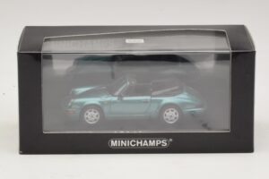 Porsche 911 964 Carrera 2 Cabriolet Turkysová Minichamps 1:43 430067332 Kov – obrázek 4 z 4