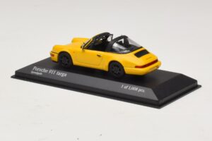 Porsche 911 964 Targa Žlutý Minichamps 1:43 400061367 Kov – obrázek 3 z 4