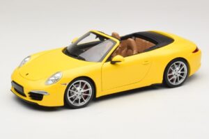 Porsche 911 991 Carrera S Kabriolet Žlutý Minichamps 1:18 100061031 Kov