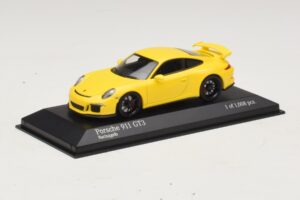 Porsche 911 991 GT3 Žlutý Minichamps 1:43 410062021 Kov – obrázek 2 z 4