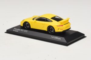Porsche 911 991 GT3 Žlutý Minichamps 1:43 410062021 Kov – obrázek 3 z 4