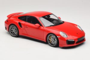 Porsche 911 991 Turbo S Červený Minichamps 1:18 110062320 Kov – obrázek 6 z 8