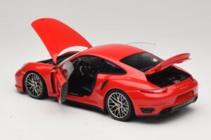 Porsche 911 991 Turbo S Červený Minichamps 1:18 110062320 Kov – obrázek 5 z 8